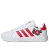 Adidas Originals (wmns) Adidas X Disney Grand Court Base 2.0 Lifestyle 'white Vivid Red'