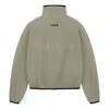 Adidas Originals (wmns) Adidas X Fear Of God Athletics Suede Fleece Track Jacket 'clay' In Brown