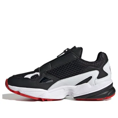 Adidas Originals (wmns) Adidas X Fiorucci Falcon Zip 'red' In Black