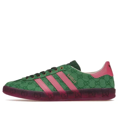 Adidas Originals (wmns) Adidas X Gucci Gazelle 'green Gg Monogram'