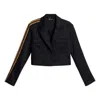 Adidas Originals (wmns) Adidas X Ivy Park Suit Crop Jacket 'black Gold'