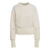 Adidas Originals (wmns) Adidas X Karlie Kloss Crossover Solid Color Splicing Sports Pullover Hoodless Hoodie Creamy W