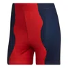 Adidas Originals (wmns) Adidas X Marimekko Run Icons Bike Shorts 'red Navy' In Multi