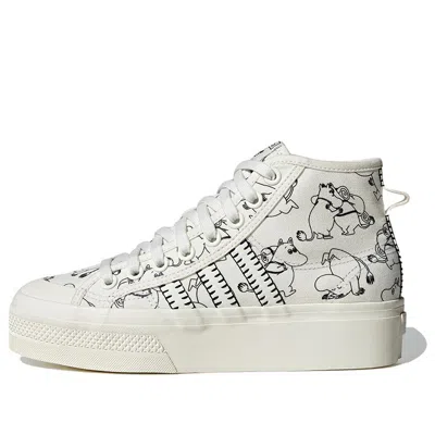 Adidas Originals (wmns) Adidas X Moomin Nizza Platform Mid 'moominvalley Characters' In Multi