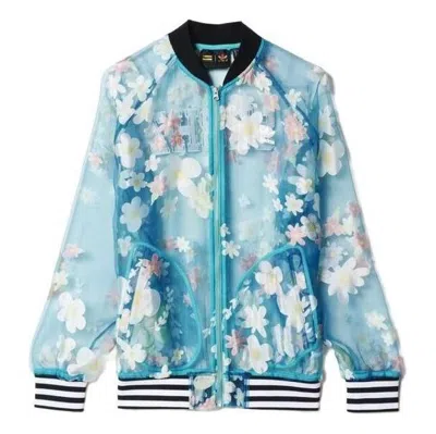Adidas Originals (wmns) Adidas X Pharrell Jacket 'flower Blue'