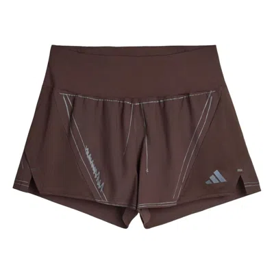Adidas Originals (wmns) Adidas X Sftm Adi365 Running Shorts 'aurora Coffee' In Brown