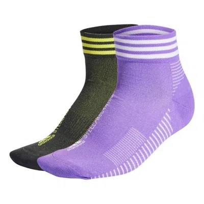Adidas Originals (wmns) Adidas X Stella Mccartney Low Socks 'purple' In Multi