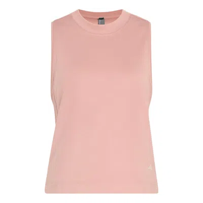 Adidas Originals (wmns) Adidas X Stella Mccartney Tank Top Asia Sizing 'brown Mauve' In Pink