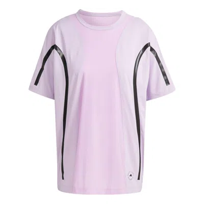 Adidas Originals (wmns) Adidas X Stella Mccartney Truepace Running Loose T-shirts 'purple' In Pink