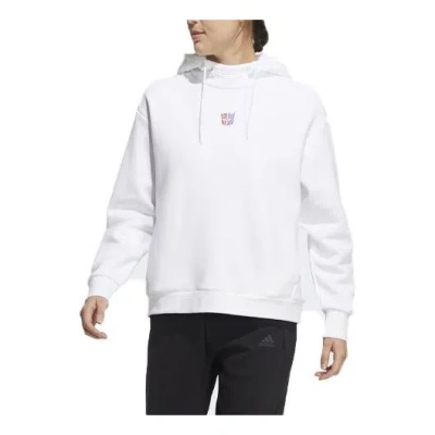 Adidas Originals (wmns) Adidas X Transformers Crossover Solid Color Hoodie White