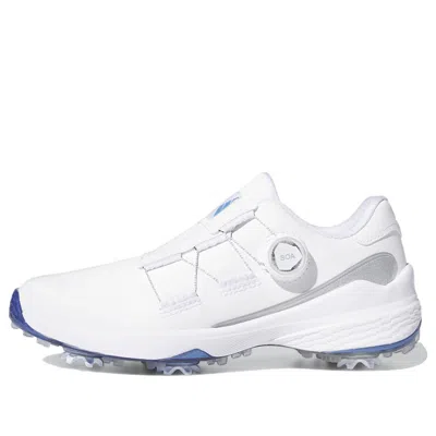 Adidas Originals (wmns) Adidas Zg23 Boa Golf Shoes 'cloud White Blue Fusion Metallic'