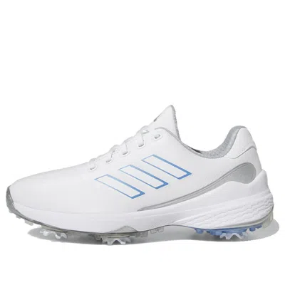 Adidas Originals (wmns) Adidas Zg23 Golf Shoes 'white Blue Silver Metallic'