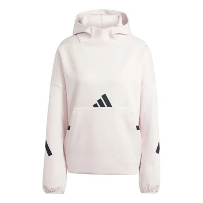Adidas Originals (wmns) Adidas Z.n.e. Hoodie 'wonder Quartz' In White