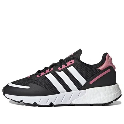 Adidas Originals (wmns) Adidas Zx 1k Boost 'black Hazy Rose' In Multi