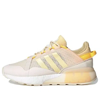 Adidas Originals (wmns) Adidas Zx 2k Boost Pure 'wonder White Orange Tint' In Neutral