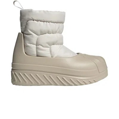 Pre-owned Adidas Originals Wmns Adifom Superstar Winter Boot 'alumina' In Cream