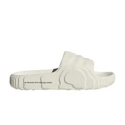 Pre-owned Adidas Originals Wmns Adilette 22 Slides 'off White' In Cream