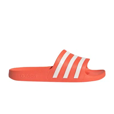 Pre-owned Adidas Originals Wmns Adilette Adilette Aqua Slide 'solar Red'