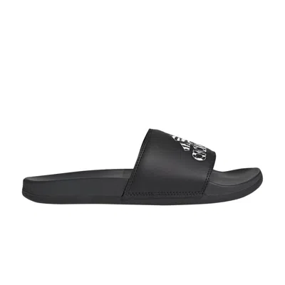 Pre-owned Adidas Originals Wmns Adilette Comfort Slide 'black Zebra'