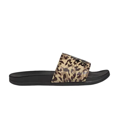 Pre-owned Adidas Originals Wmns Adilette Comfort Slide 'camo' In Black