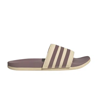 Pre-owned Adidas Originals Wmns Adilette Comfort Slide 'sand Strata Purple'