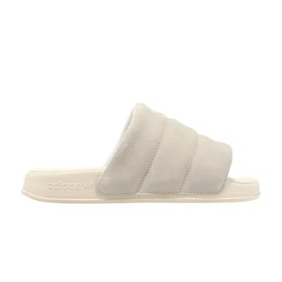 Pre-owned Adidas Originals Wmns Adilette Essential 'wonder White' In Cream