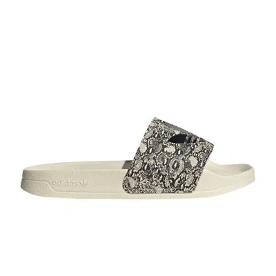 Pre-owned Adidas Originals Wmns Adilette Lite Slide 'snakeskin - Wonder White'