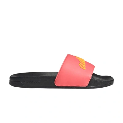 Pre-owned Adidas Originals Wmns Adilette Shower Slide 'acid Red' In Pink