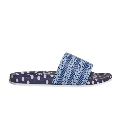 Pre-owned Adidas Originals Wmns Adilette Slide 'out Loud' In Blue