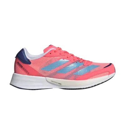 Pre-owned Adidas Originals Wmns Adizero Adios 6 'turbo Sky Rush' In Red