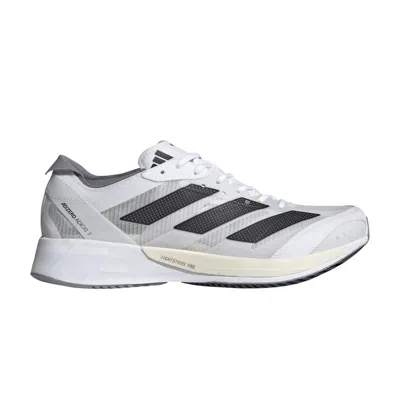 Pre-owned Adidas Originals Wmns Adizero Adios 7 'white Black'