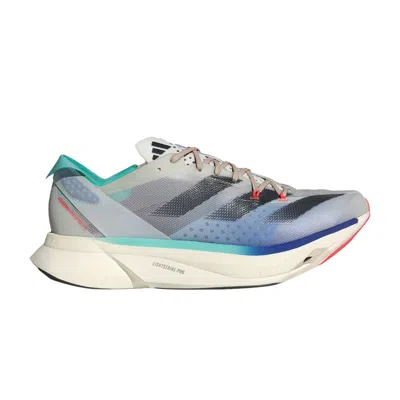 Pre-owned Adidas Originals Wmns Adizero Adios Pro 3 'aurora Ink Flash Aqua' In Cream
