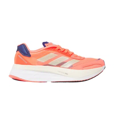 Pre-owned Adidas Originals Wmns Adizero Boston 10 'turbo Sandy Beige Metallic' In Orange