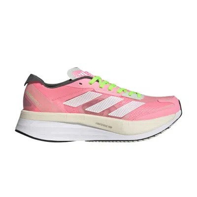Pre-owned Adidas Originals Wmns Adizero Boston 11 'beam Pink Beam Green'