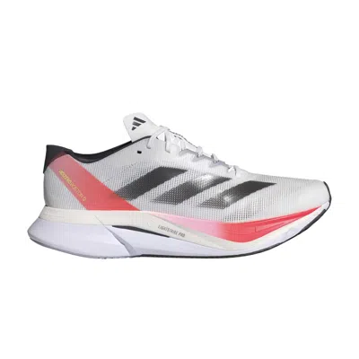 Pre-owned Adidas Originals Wmns Adizero Boston 12 'white Aurora Solar Red'