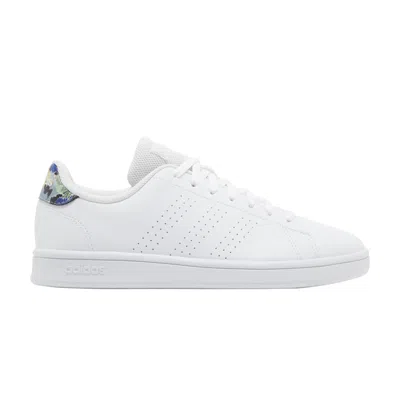 Pre-owned Adidas Originals Wmns Advantage Base Court 'white Floral'