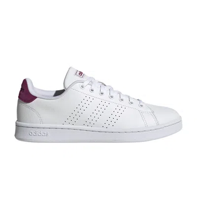 Pre-owned Adidas Originals Wmns Advantage 'white Power Berry'