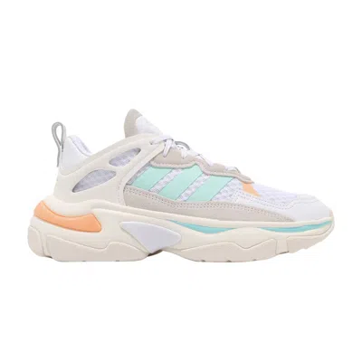 Pre-owned Adidas Originals Wmns Boujirun 'ivory White Orange' In Cream