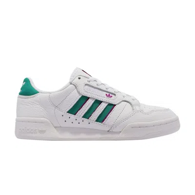Pre-owned Adidas Originals Wmns Continental 80 Stripes 'white Glory Green Fuchsia'