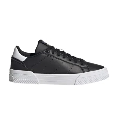 Pre-owned Adidas Originals Wmns Court Tourino 'black White'