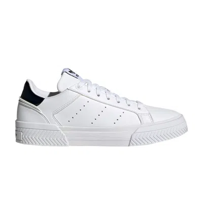 Pre-owned Adidas Originals Wmns Court Tourino 'white Black'