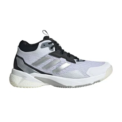 Pre-owned Adidas Originals Wmns Crazyflight 5 Mid Indoor 'white Silver Metallic Black'