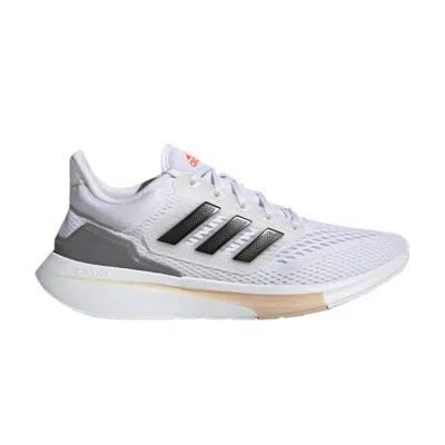 Pre-owned Adidas Originals Wmns Eq21 Run 'white Iron Metallic'