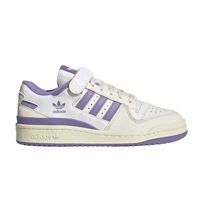 Pre-owned Adidas Originals Wmns Forum 84 Low 'off White Purple' In Cream