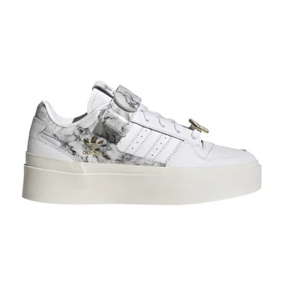 Pre-owned Adidas Originals Wmns Forum Bonega 'marbled' In White