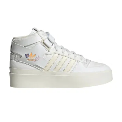 Pre-owned Adidas Originals Wmns Forum Bonega Mid 'embroidered Floral' In White