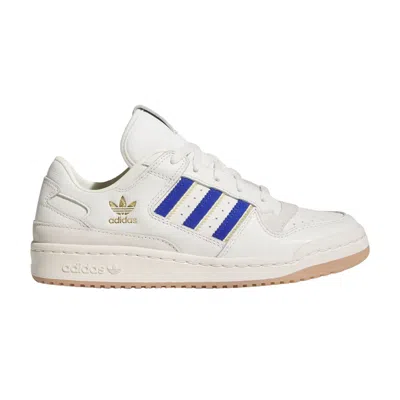 Pre-owned Adidas Originals Wmns Forum Low Cl 'royal Blue Almost Yellow' In White
