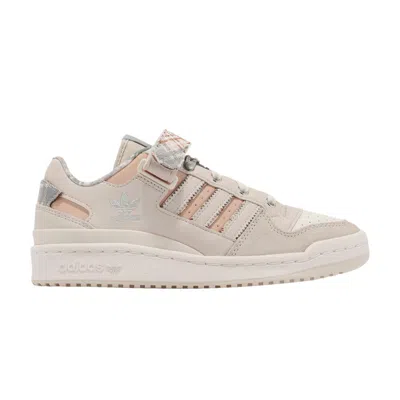 Pre-owned Adidas Originals Wmns Forum Low 'halo Blush Plaid' In Cream
