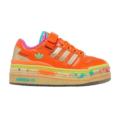 Pre-owned Adidas Originals Wmns Forum Low Triple Platform 'carnival' In Orange