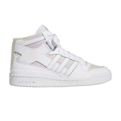 Pre-owned Adidas Originals Wmns Forum Mid 'summery 80s' In White